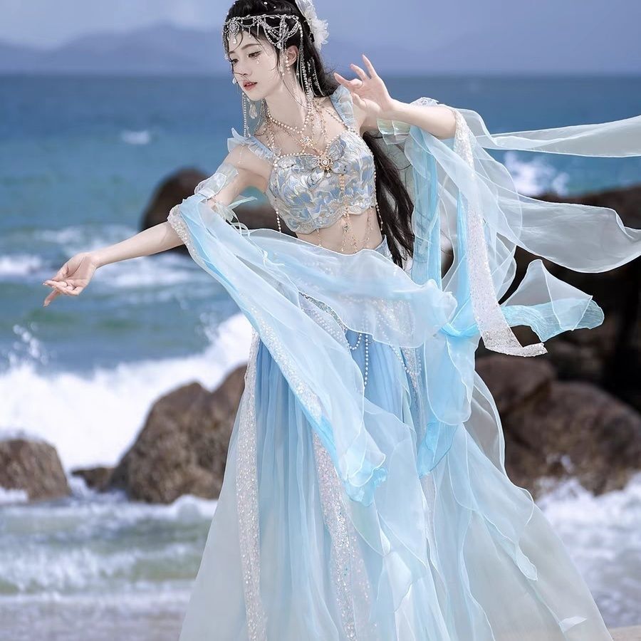 Modified Exotic Style Han Elem - Embroidery Dress 评论和价格