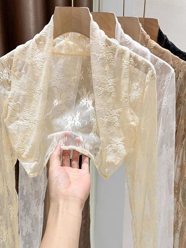 2025 New Lace Embroidery Sun P - Embroidery Cardigan 评论和价格
