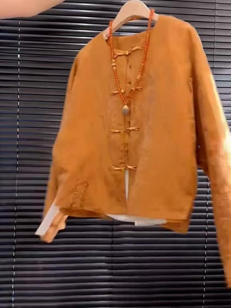 New High-End Satin Orange Flor - Embroidery Youtube 评论和价格