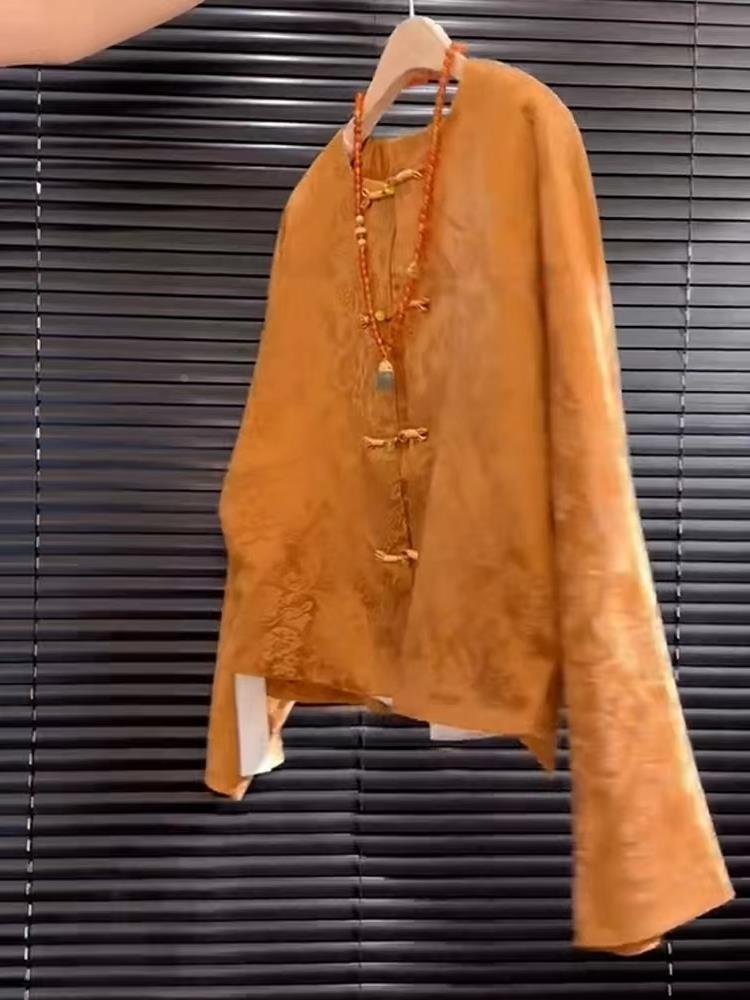 New High-End Satin Orange Flor - Embroidery Youtube 评论和价格