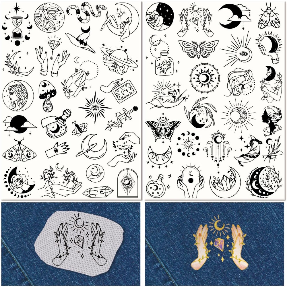 51Pcs Boho Moon Sun Water Solu - Embroidery Ideas 评论和价格